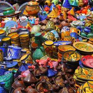 Marrakesh spicies pyramids