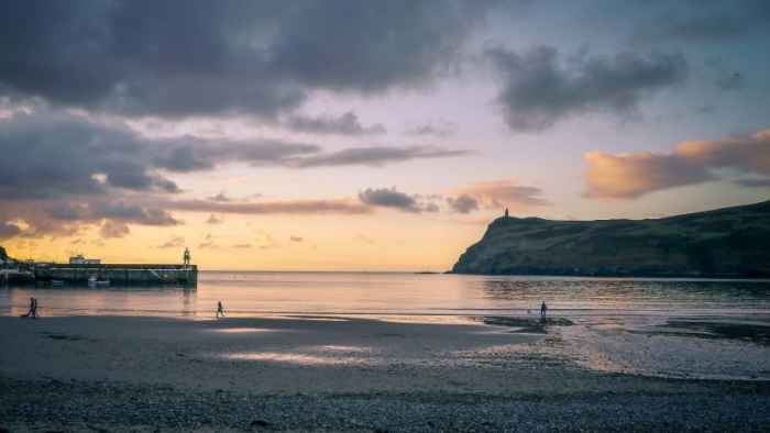 area portuale nell'Isola di Man