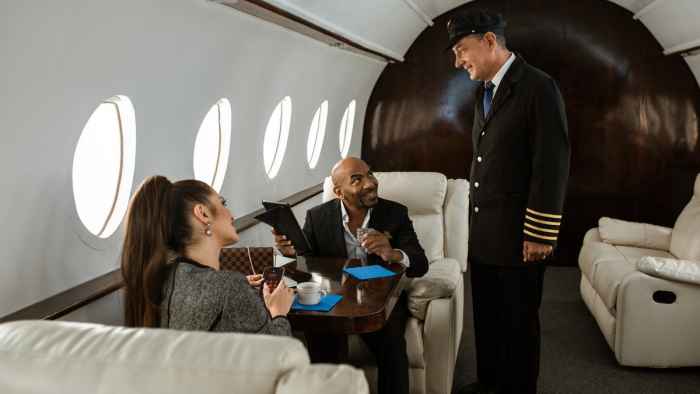 things you can do inside a private jet
