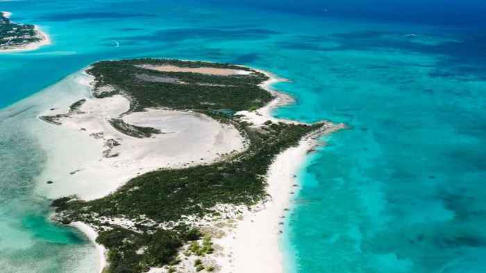 volo privato per Turks e Caicos costa dall'alto