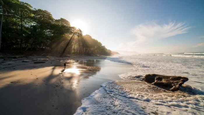 spiaggia in Costa Rica