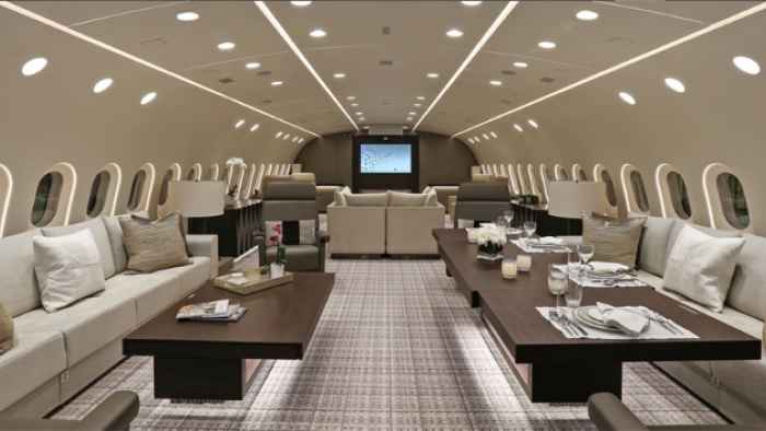 jet privati di lusso interni