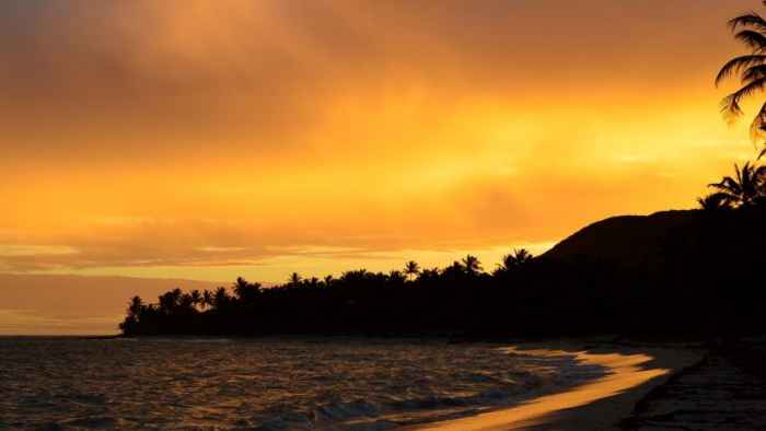 Dominica al tramonto