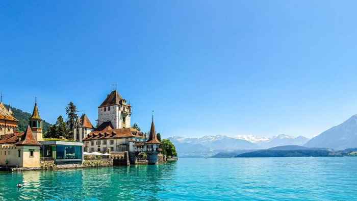 vista sul lago, Svizzera