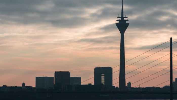 jet privato Dusseldorf città