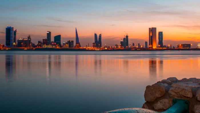 Manama al tramonto, Bahrain