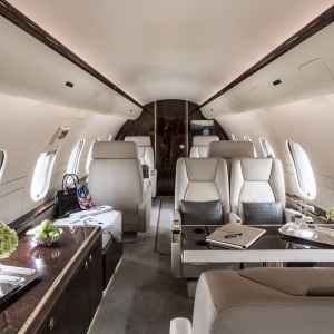 Private jet interiors
