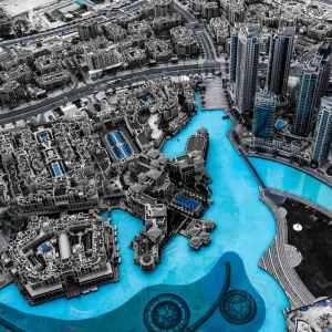 Burj Khalifa fountain
