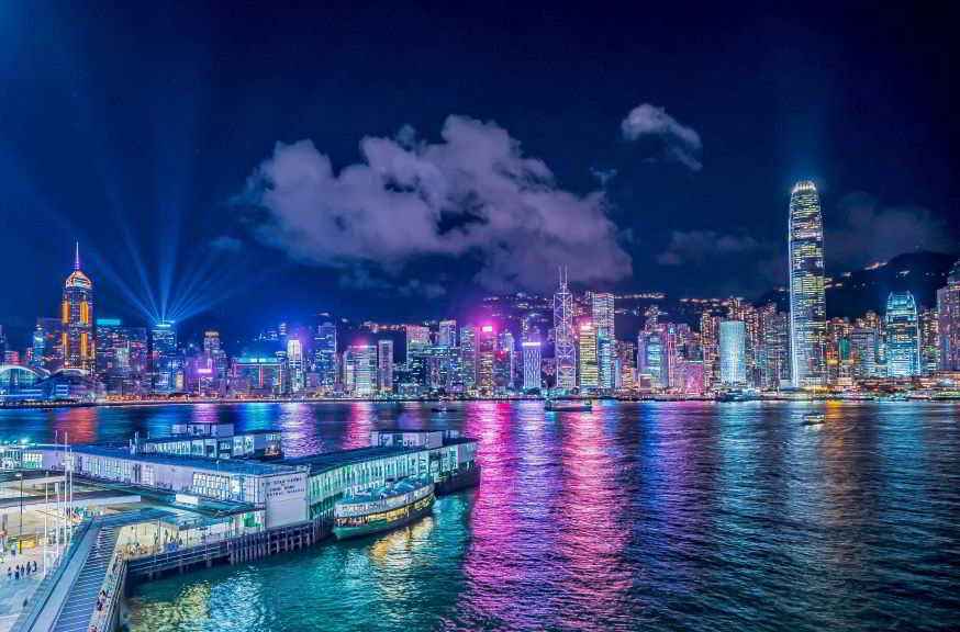 panorama di Hong Kong