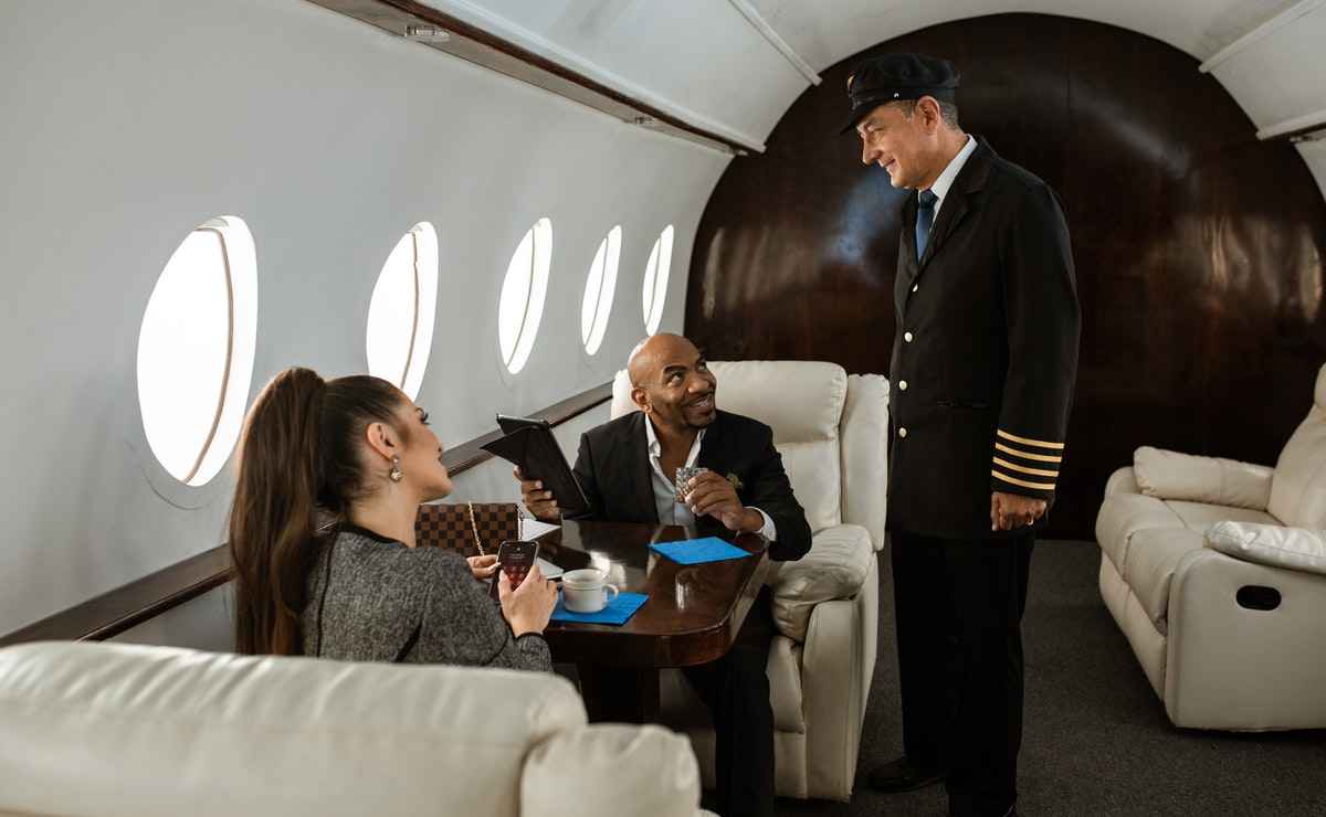 things you can do inside a private jet