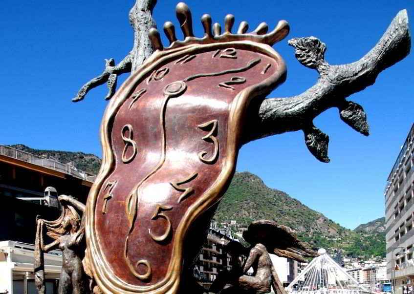 orologio di Salvador Dal&igrave; ad Andorra