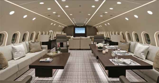 jet privati di lusso interni