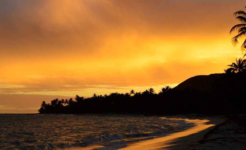 Dominica al tramonto