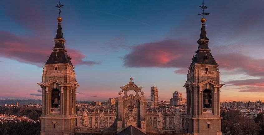 Madrid, capitale della Spagna.