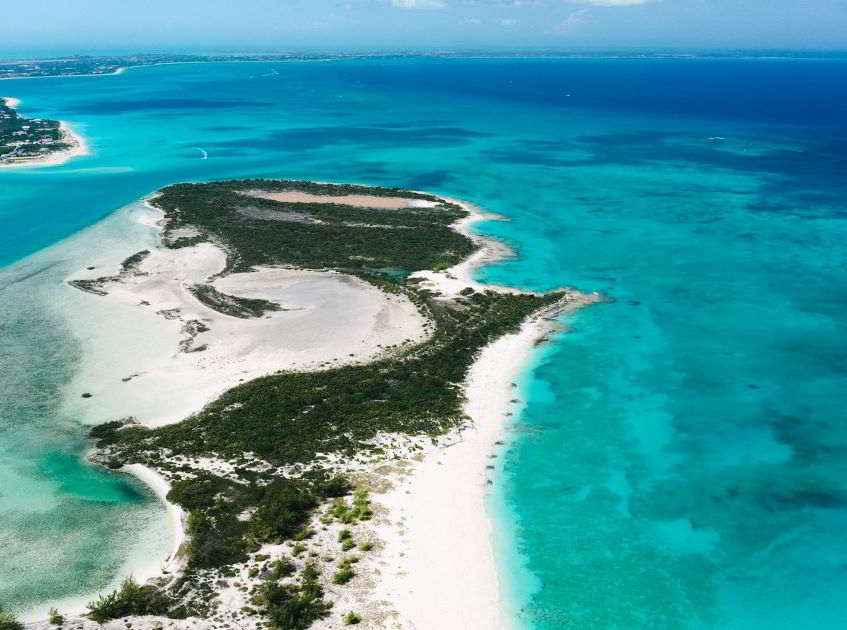 volo privato per Turks e Caicos costa dall'alto