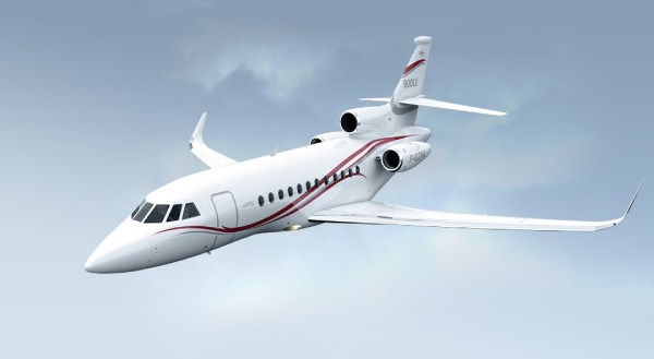 Falcon 900LX jet privato veloce