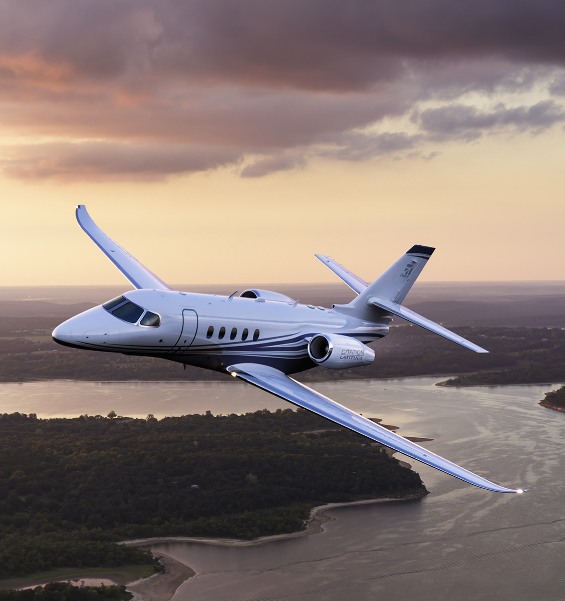 Privatjet Citation Latitude, Außenansicht