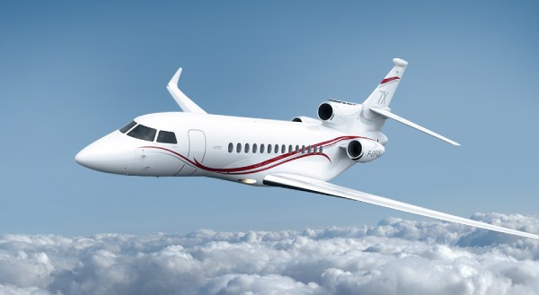 Dassault Falcon 7X jet privato veloce