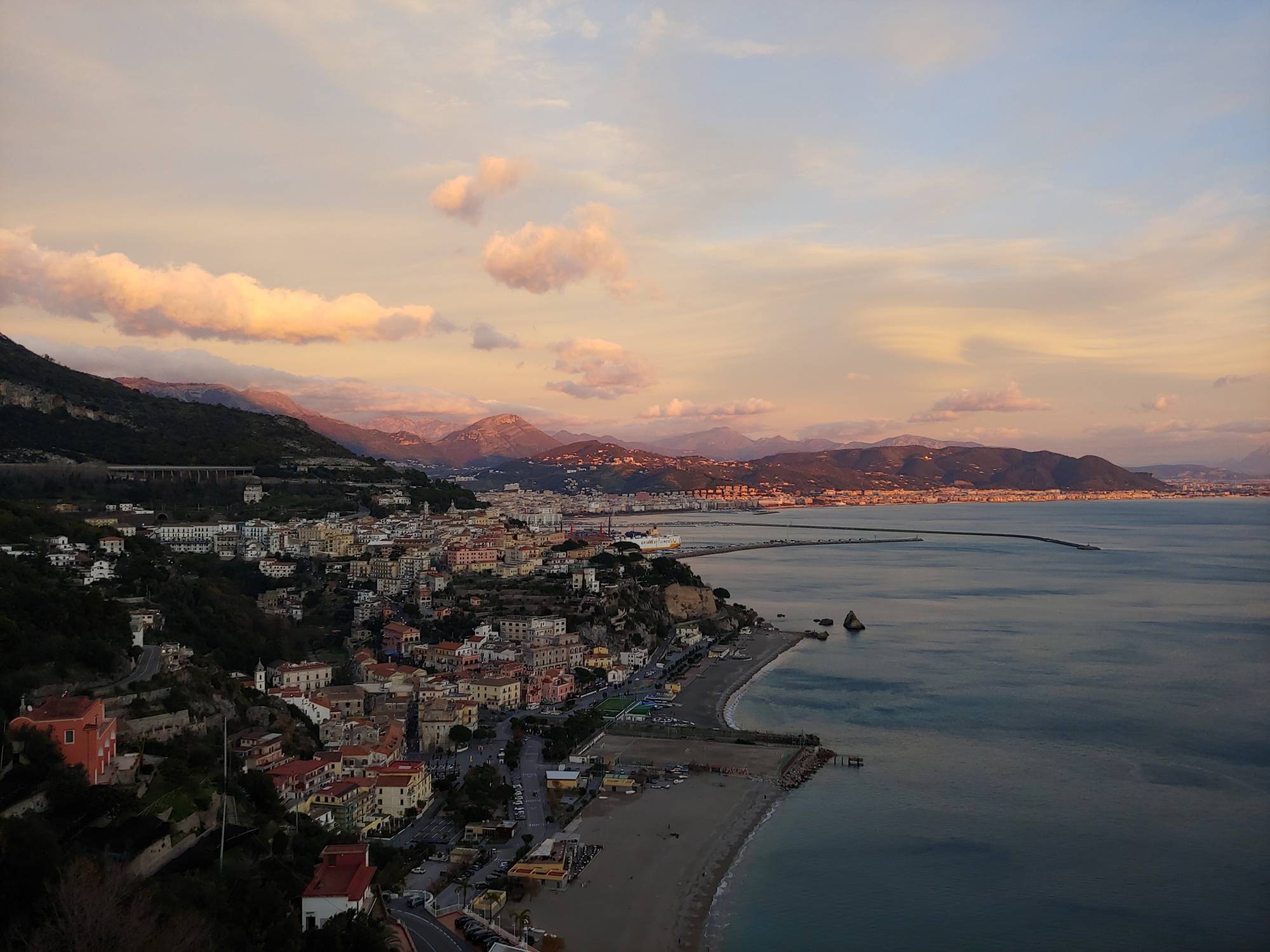 Amalfi coast landscape