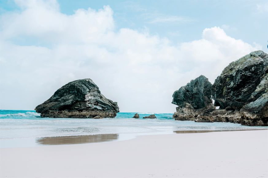 spiaggia nell'arcipelago delle Bermuda