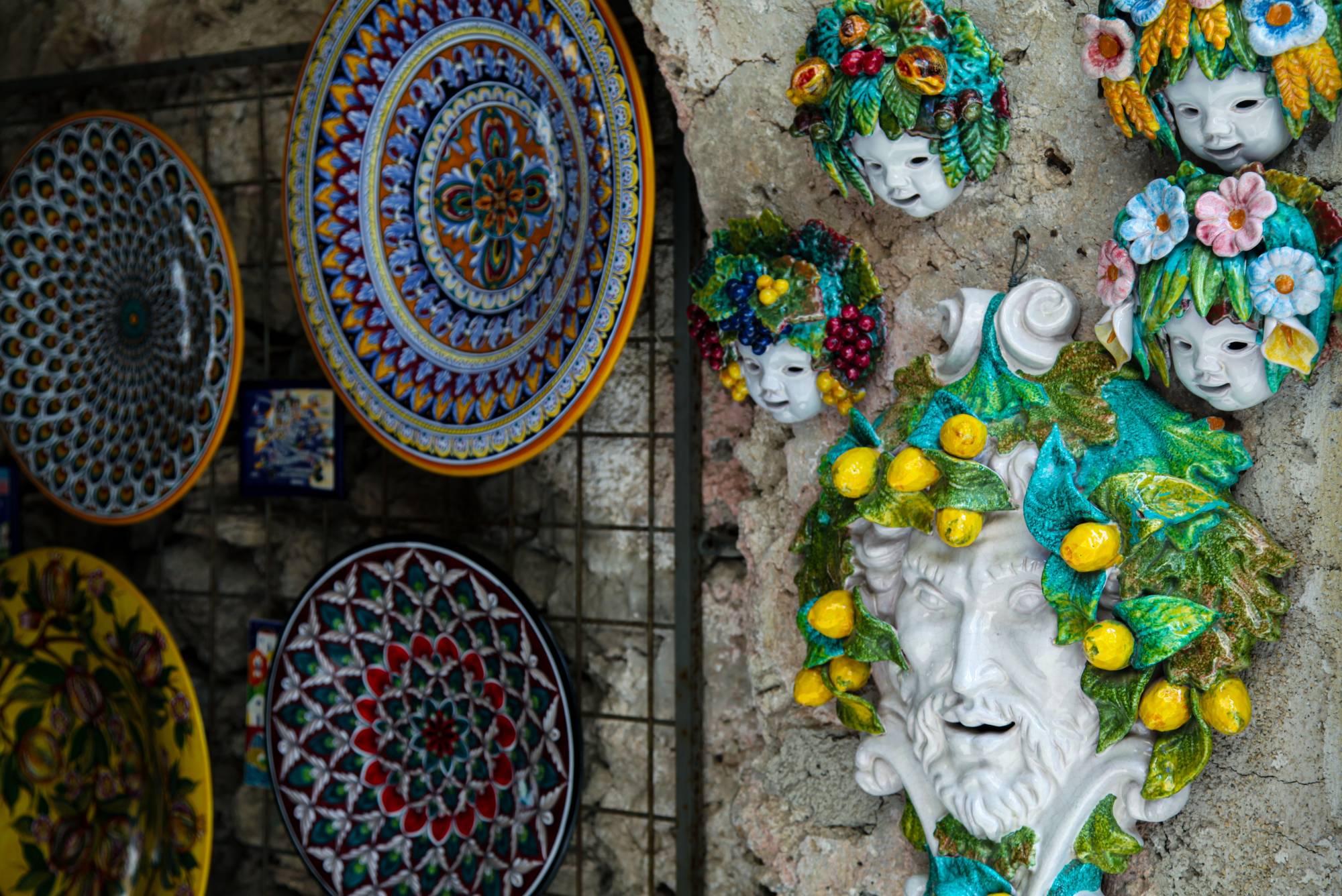 Typical handmade ceramic