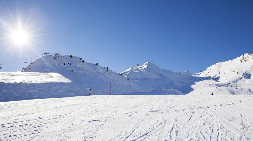 paesaggio innevato ad Andorra