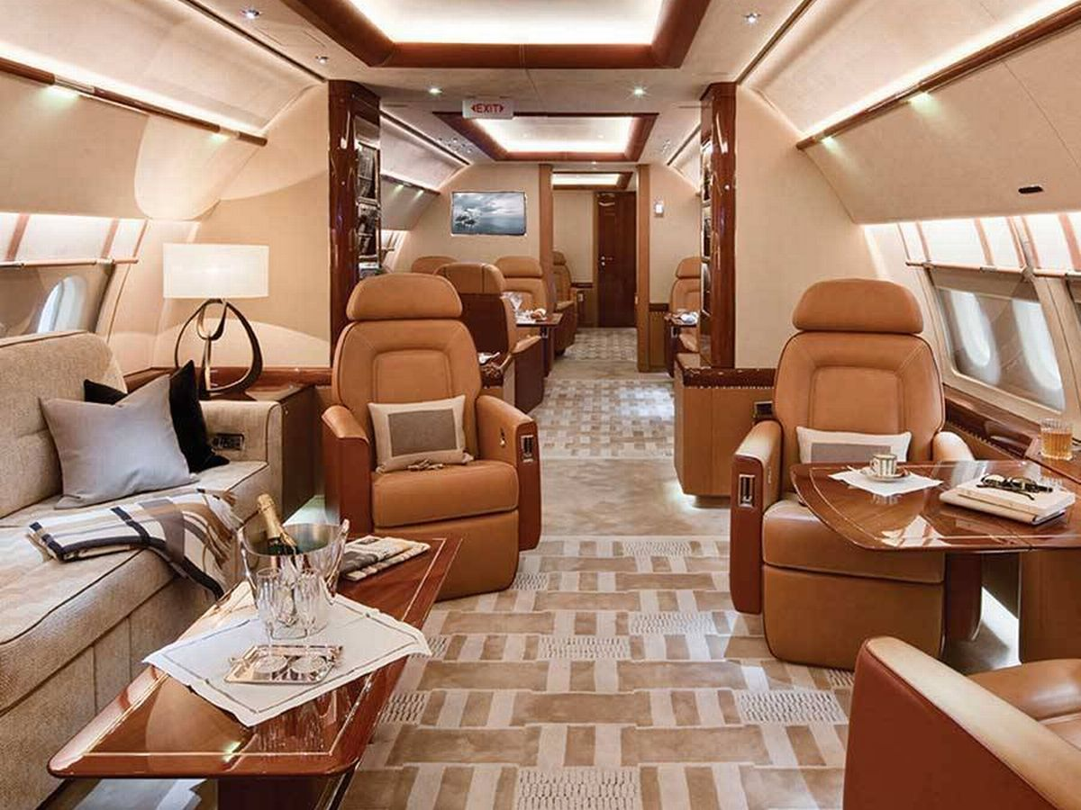 Amenities Of A Private Jet