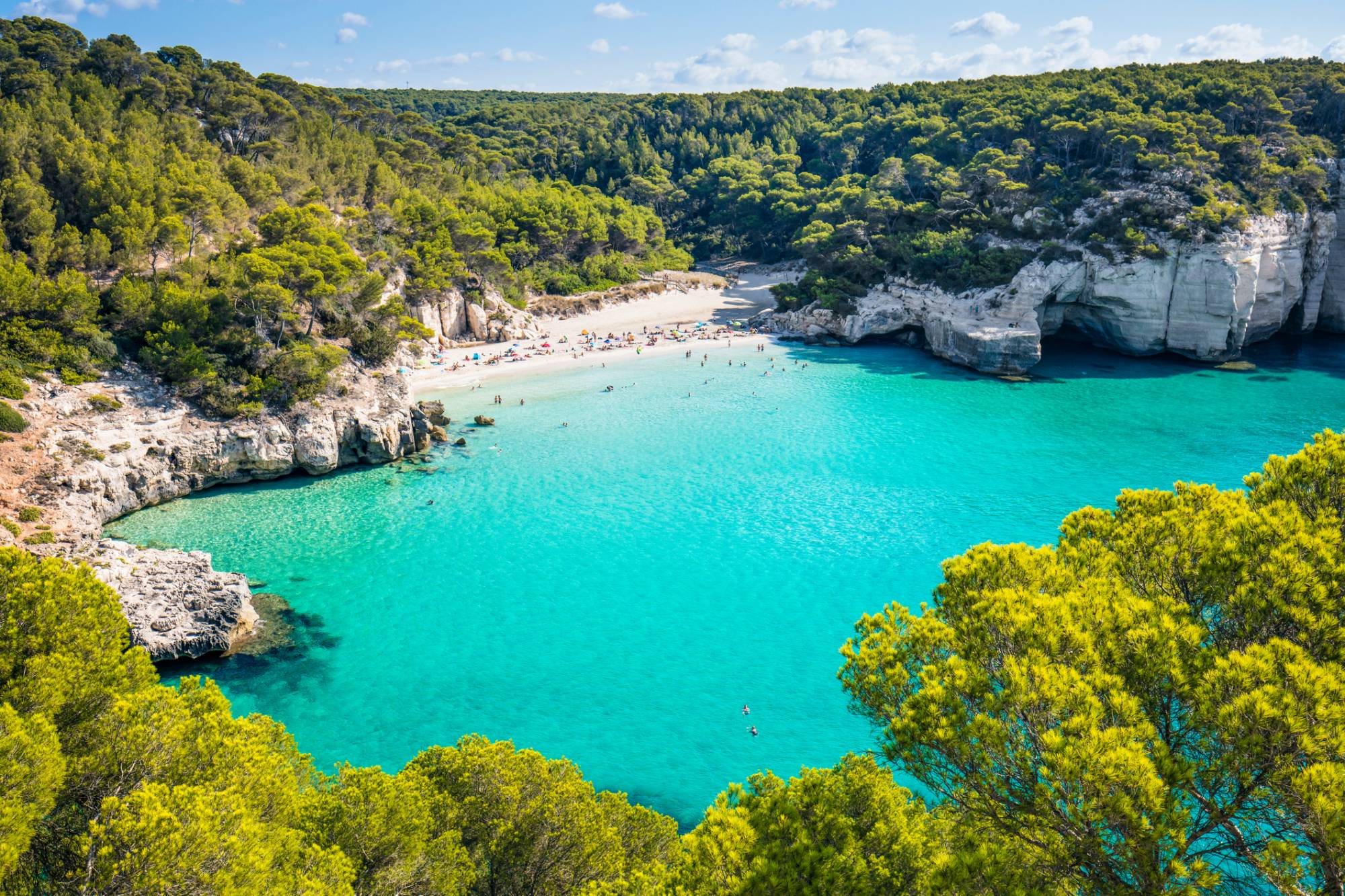 Beach in Minorca, Spain