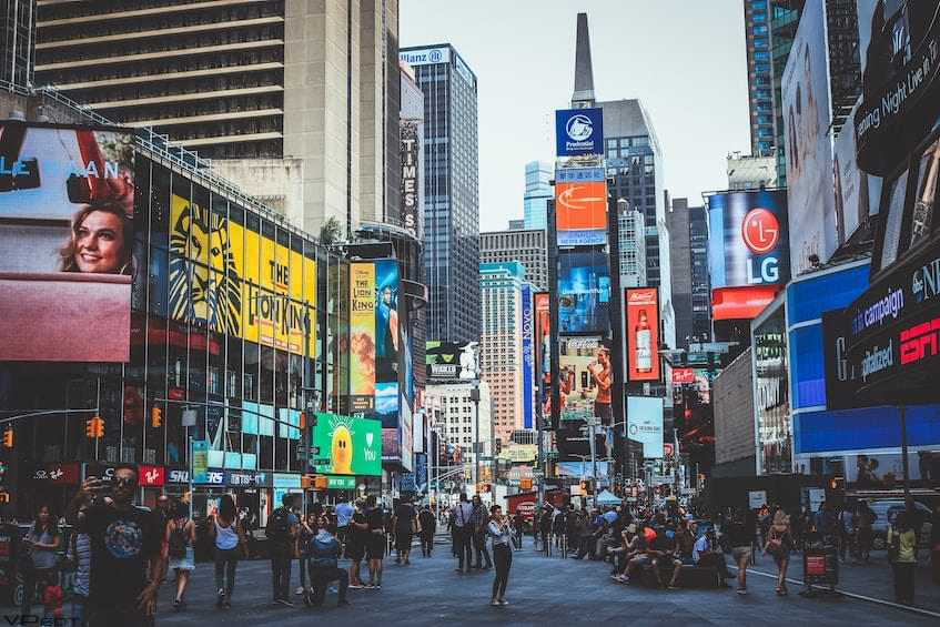 view of New York - Time Square