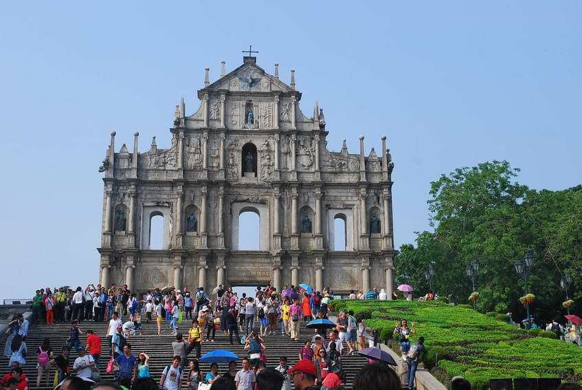Macau, ruins of St Paul's Cathedral