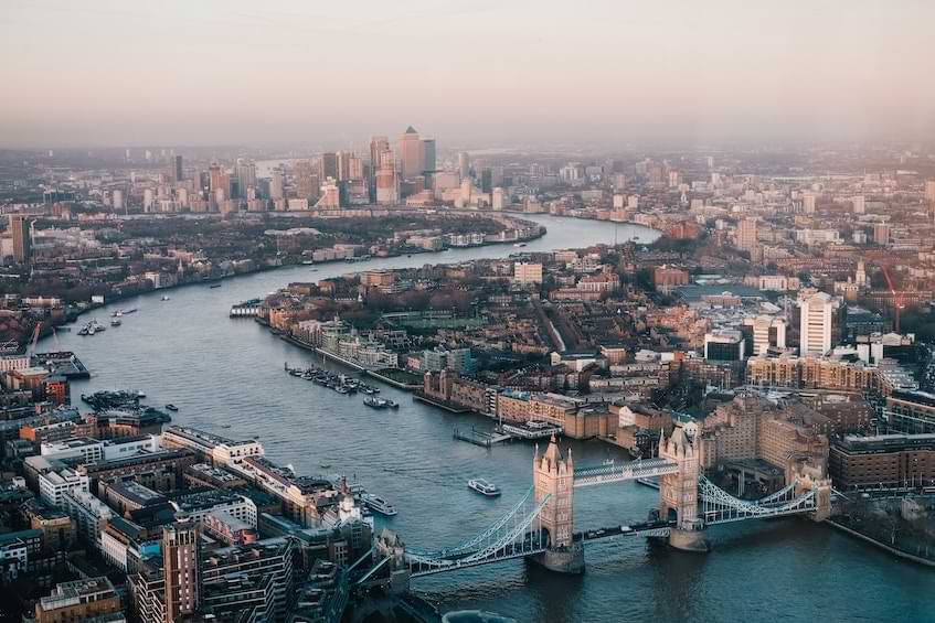 Vista di Londra | Fast Private Jet