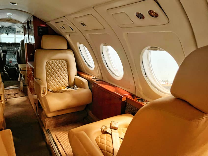 Interno di un jet privato | Fast Private Jet