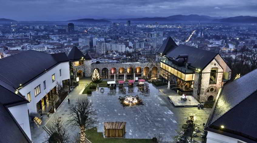 Lubiana, capitale della Slovenia.