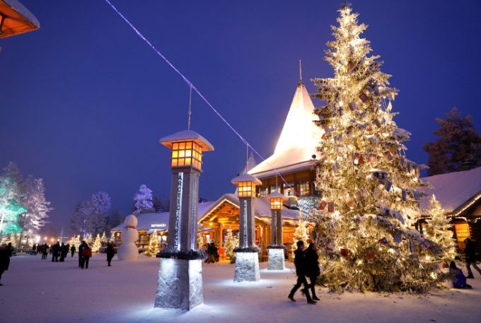 Arctic Circle in Santa Claus Village