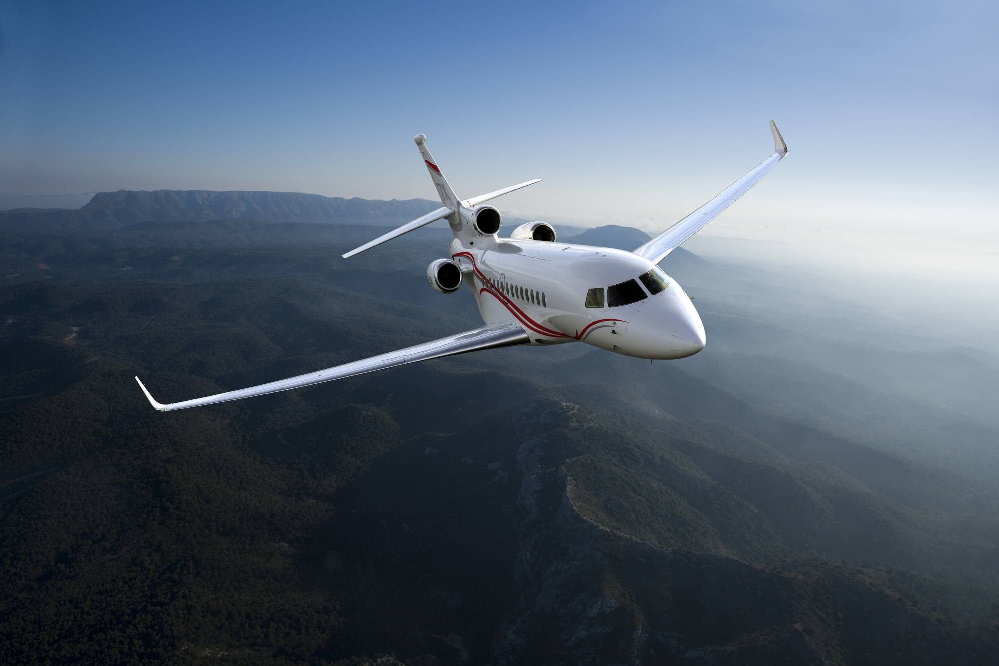 Privatjet Falcon 7X, Außenansicht