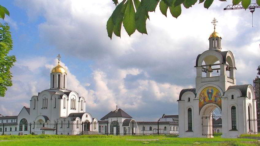 Chiesa ortodossa a Minsk.