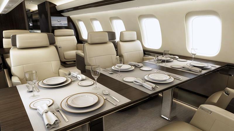 Private Jet Meal