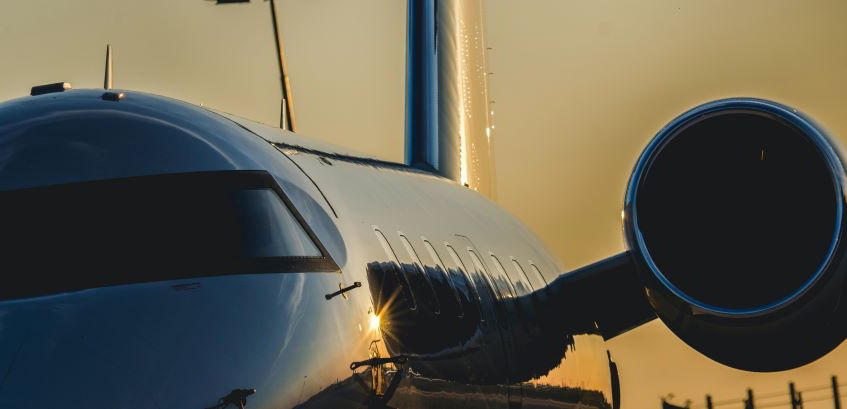 jet privato per Taiwan
