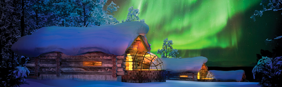 Lapland Northen Lights igloo