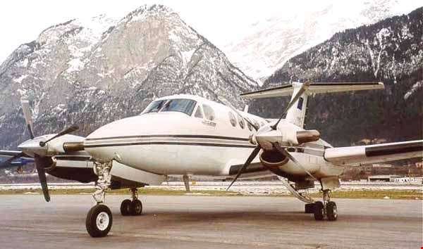 King Air 200 mountain
