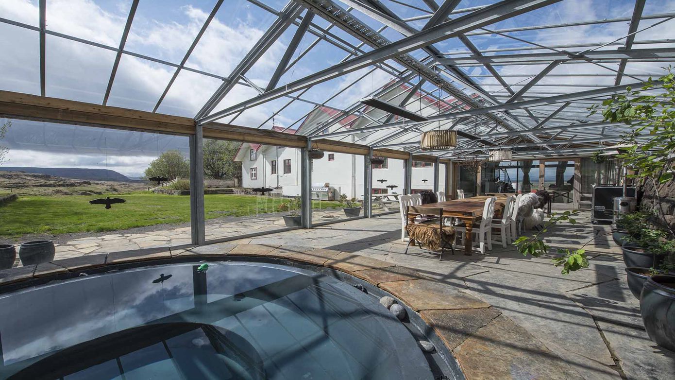 relaxing private lodges