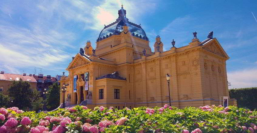 Zagabria, capitale della Croazia.