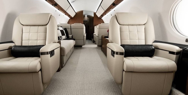 Modello di jet privato più veloce al mondo Gulfstream G650ER