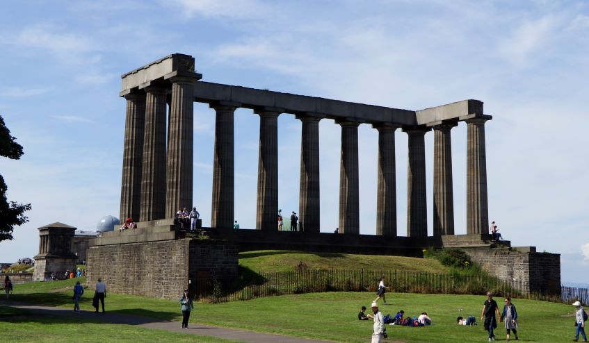 Jet privato Edimburgo d'inverno