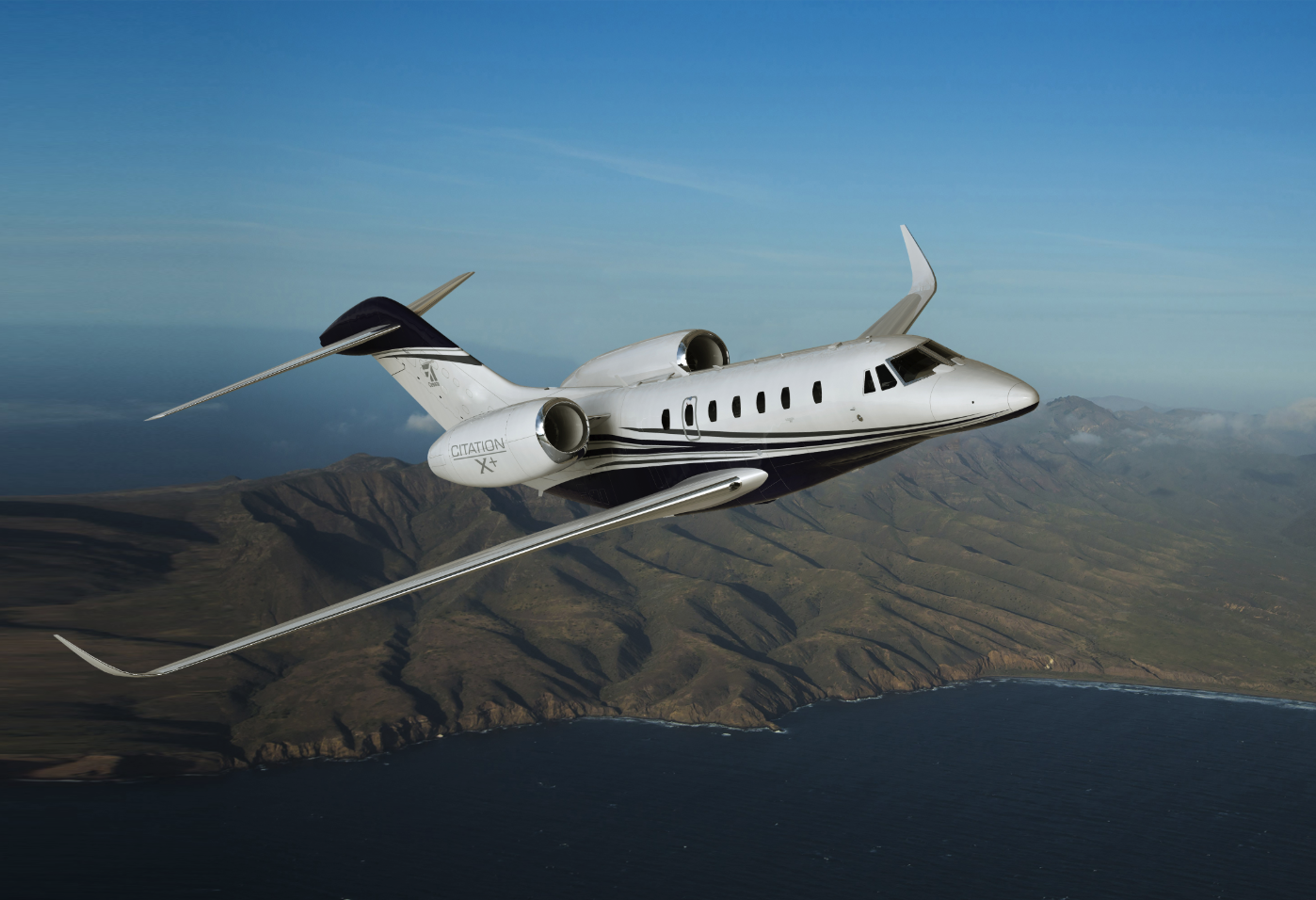 Privatjet Citation X+, Außenansicht