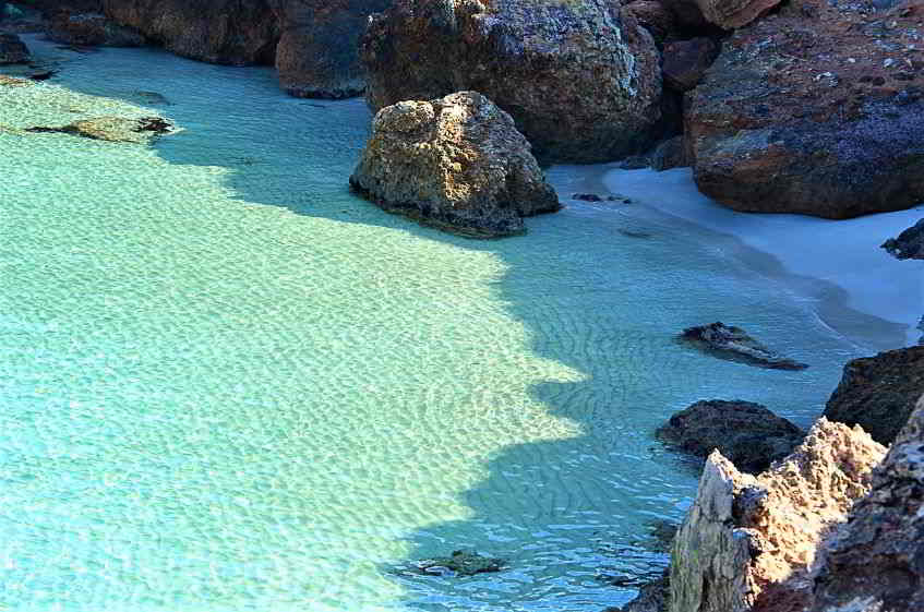 Una veduta suggestiva del mare di Ibiza | Fast Private Jet