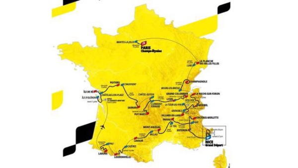 affitto jet privato tour de France tappe 2020