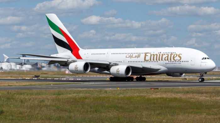 emirates airbus a380 jet